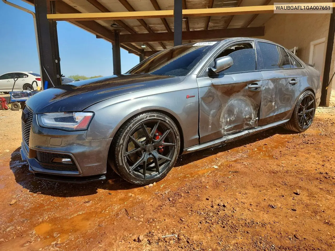 2016 Audi S4 Premium Plus VIN: WAUBGAFL1GA007651 Lot: 46818796