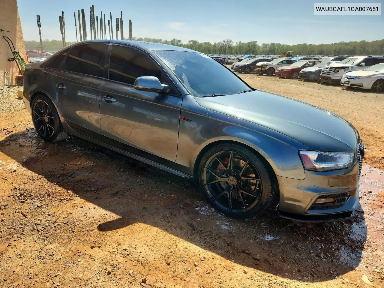 2016 Audi S4 Premium Plus VIN: WAUBGAFL1GA007651 Lot: 46818796