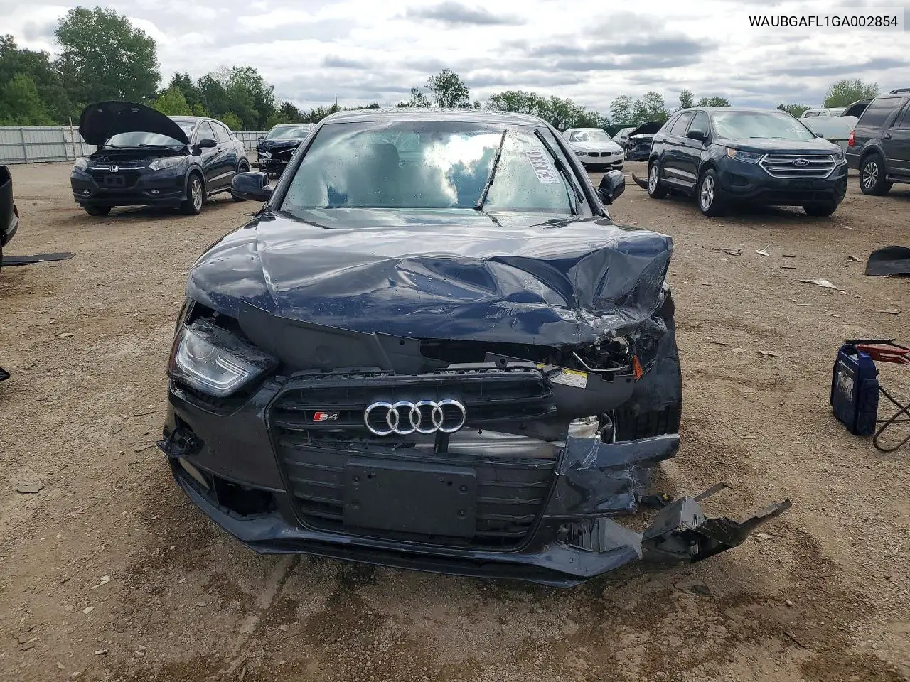 2016 Audi S4 Premium Plus VIN: WAUBGAFL1GA002854 Lot: 54083306