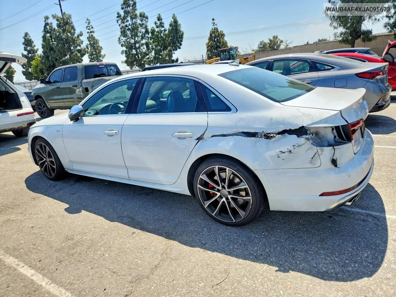 2018 Audi S4 Premium Plus VIN: WAUB4AF4XJA095673 Lot: 53590966