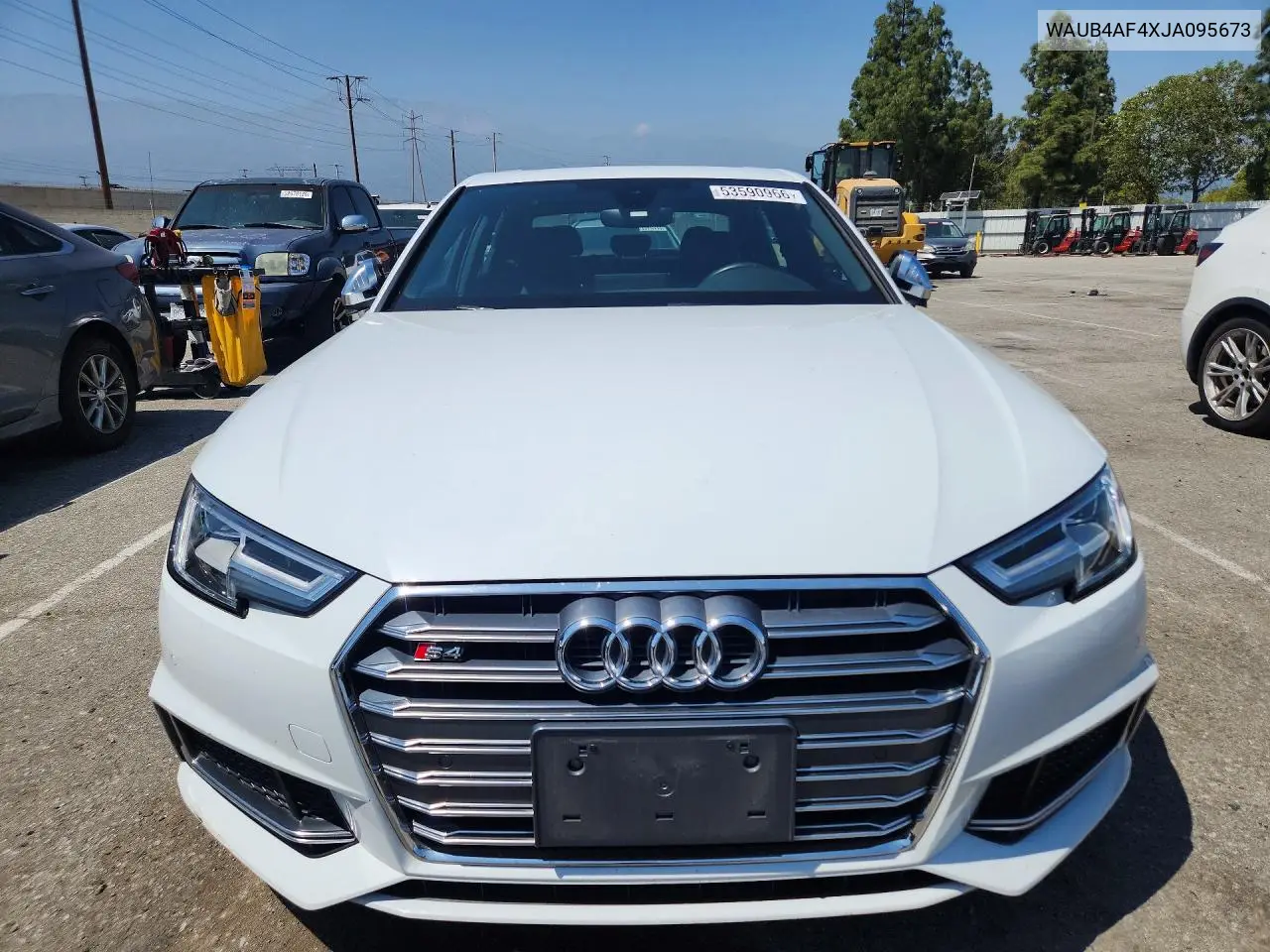 2018 Audi S4 Premium Plus VIN: WAUB4AF4XJA095673 Lot: 53590966