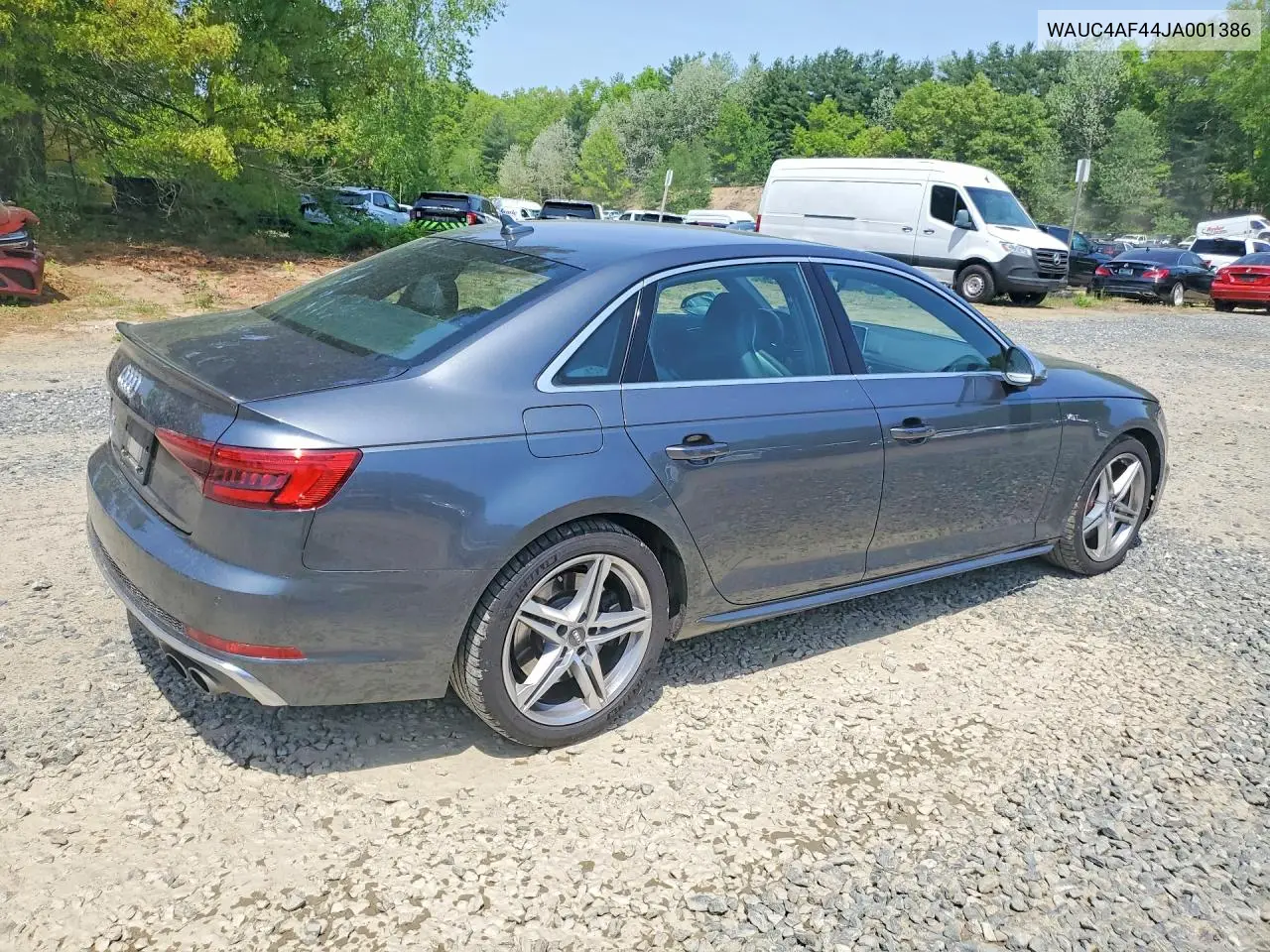 2018 Audi S4 Prestige VIN: WAUC4AF44JA001386 Lot: 54348396