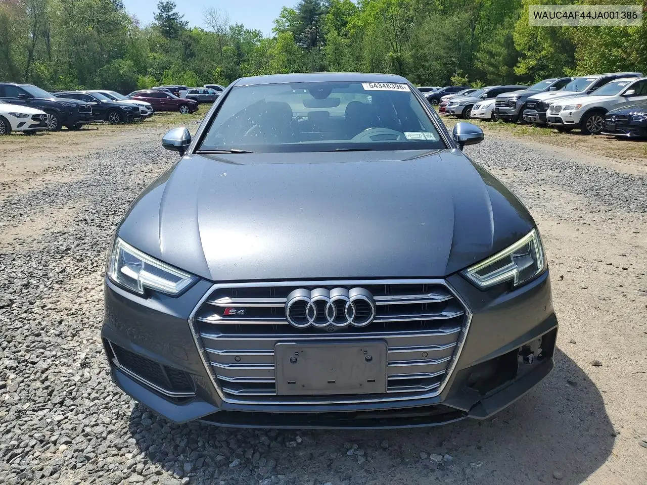 2018 Audi S4 Prestige VIN: WAUC4AF44JA001386 Lot: 54348396