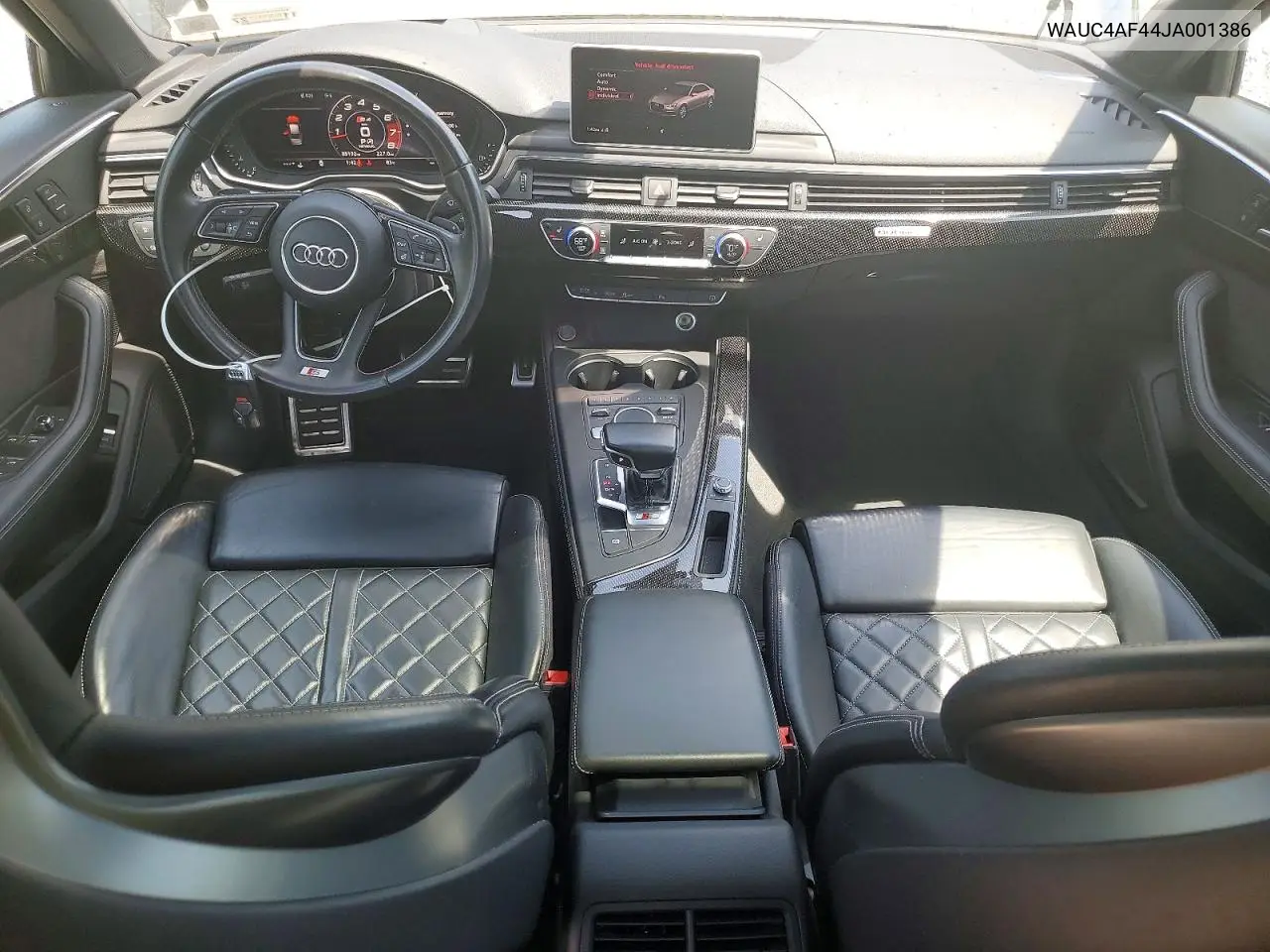 2018 Audi S4 Prestige VIN: WAUC4AF44JA001386 Lot: 54348396