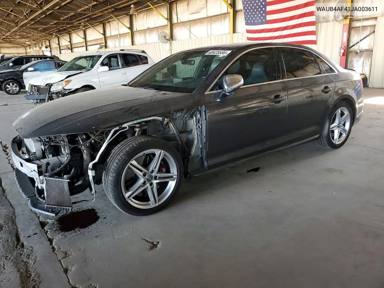 2018 Audi S4 Premium Plus VIN: WAUB4AF41JA003611 Lot: 60425556