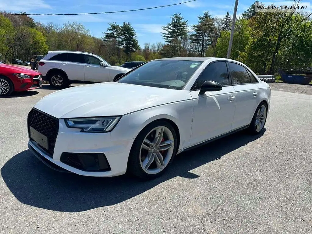 2019 Audi S4 Premium Plus VIN: WAUB4AF45KA008697 Lot: 52094976