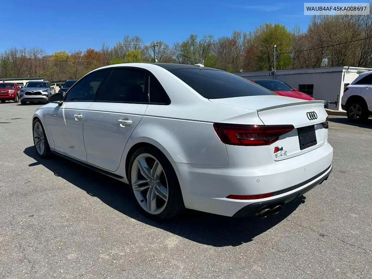 2019 Audi S4 Premium Plus VIN: WAUB4AF45KA008697 Lot: 52094976