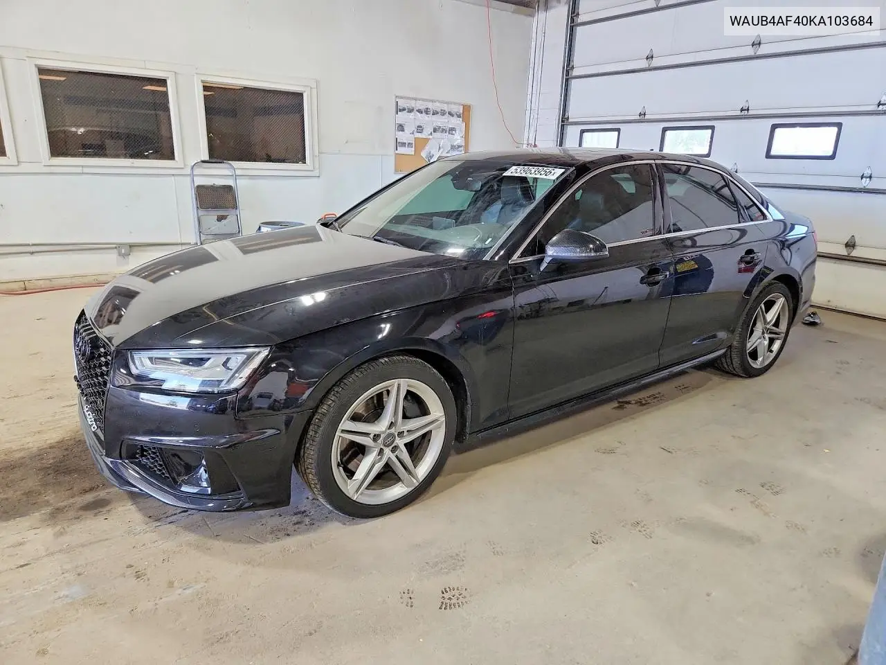 2019 Audi S4 Premium Plus VIN: WAUB4AF40KA103684 Lot: 53963956