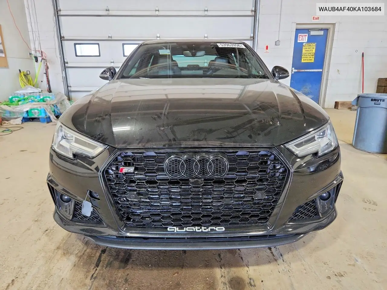 2019 Audi S4 Premium Plus VIN: WAUB4AF40KA103684 Lot: 53963956