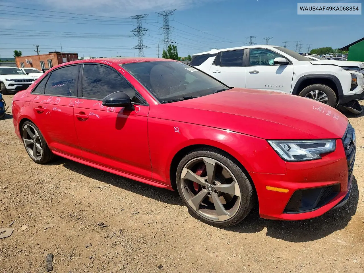 2019 Audi S4 VIN: WAUB4AF49KA068854 Lot: 54660426