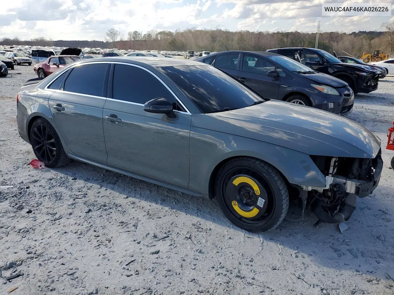 2019 Audi S4 Prestige VIN: WAUC4AF46KA026226 Lot: 78586135