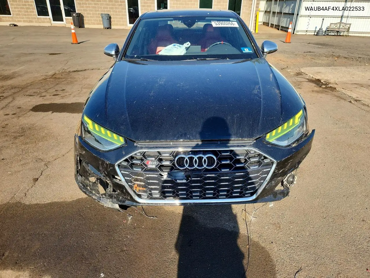 2020 Audi S4 Premium Plus VIN: WAUB4AF4XLA022533 Lot: 53900266