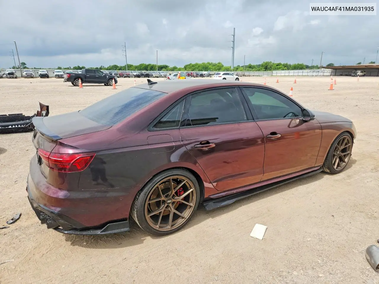 2021 Audi S4 Prestige VIN: WAUC4AF41MA031935 Lot: 54249226