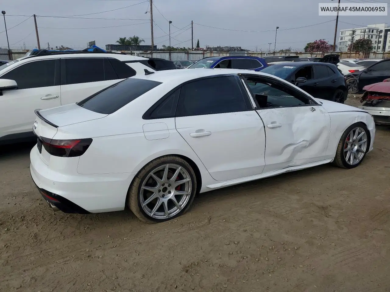 2021 Audi S4 Premium Plus VIN: WAUB4AF45MA006953 Lot: 57415786