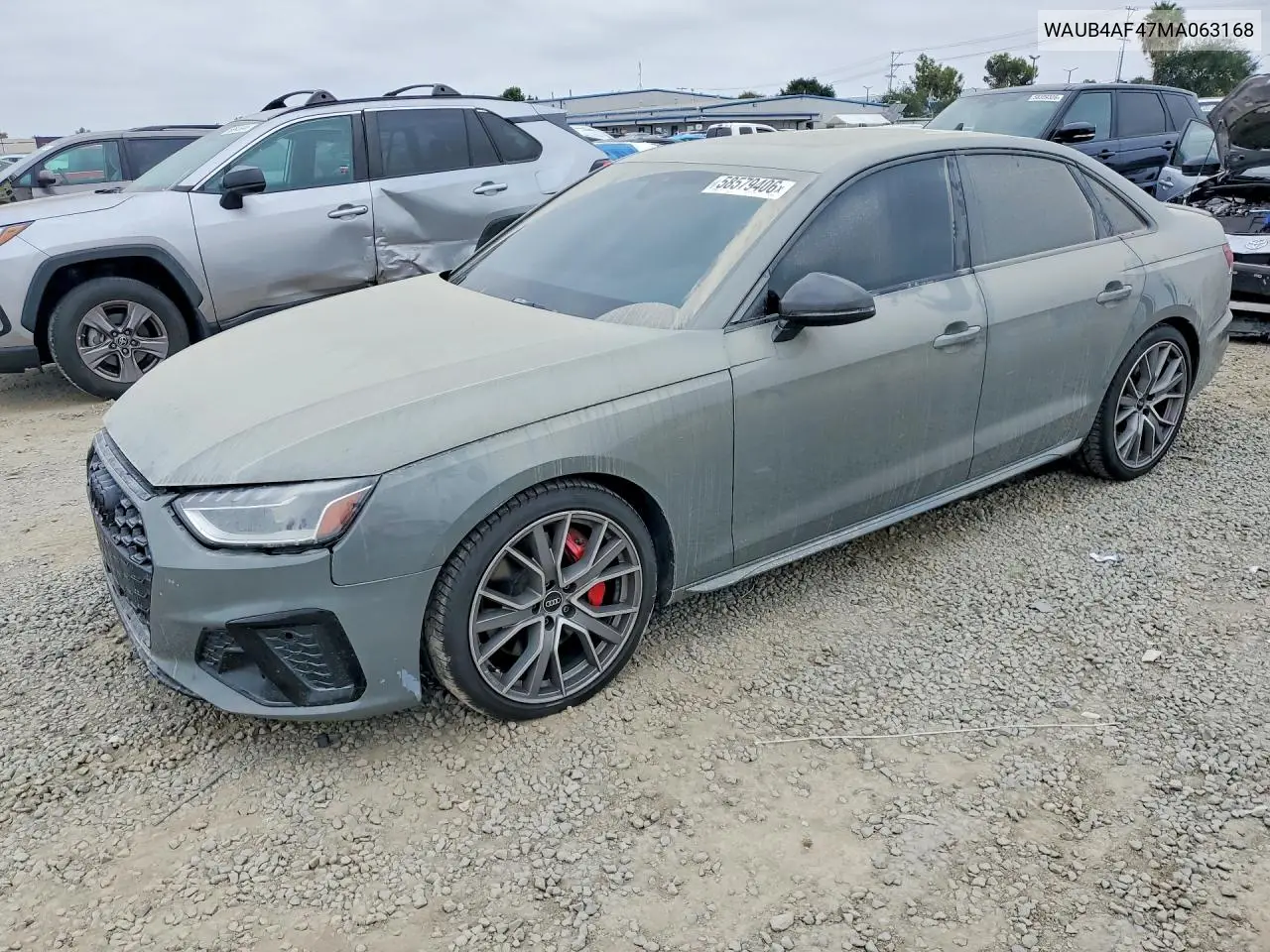 2021 Audi S4 Premium Plus VIN: WAUB4AF47MA063168 Lot: 58579406