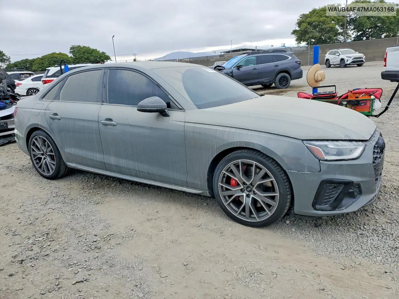 2021 Audi S4 Premium Plus VIN: WAUB4AF47MA063168 Lot: 58579406