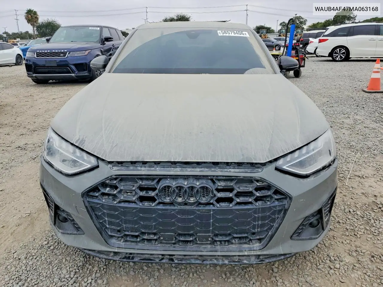 2021 Audi S4 Premium Plus VIN: WAUB4AF47MA063168 Lot: 58579406