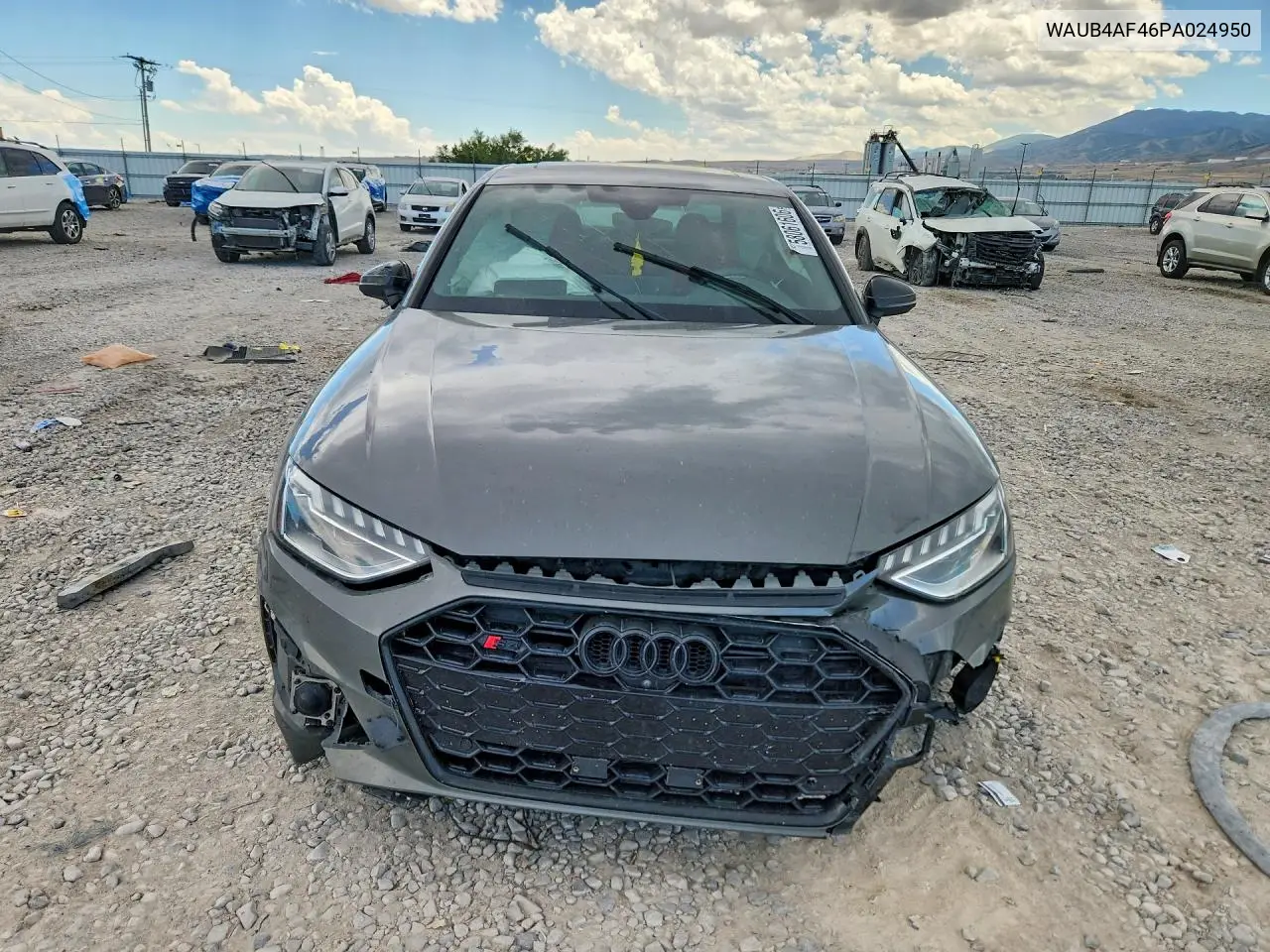 2023 Audi S4 Premium Plus VIN: WAUB4AF46PA024950 Lot: 58061606