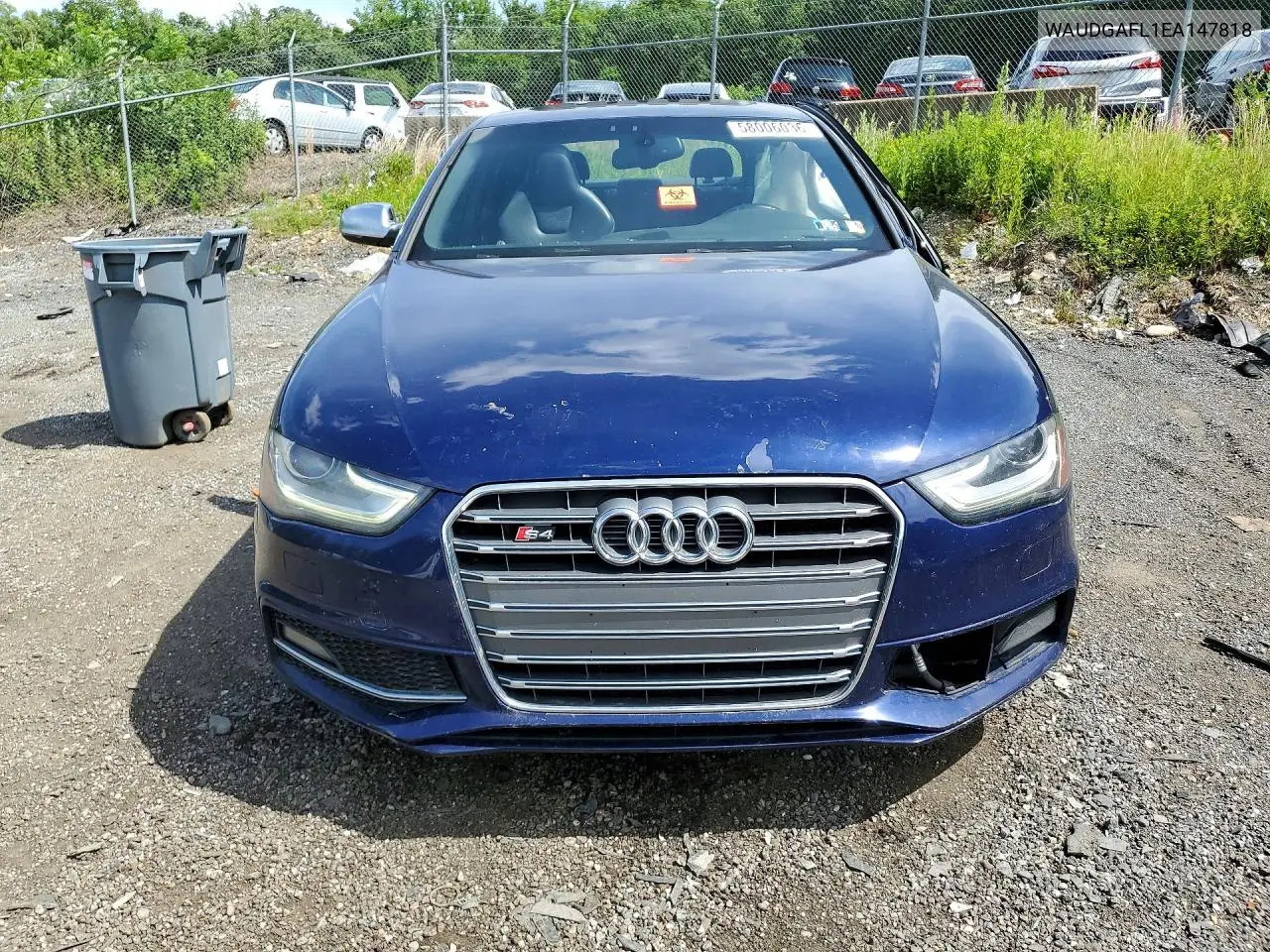 2025 Audi S4 Premium Plus VIN: WAUDGAFL1EA147818 Lot: 58006036