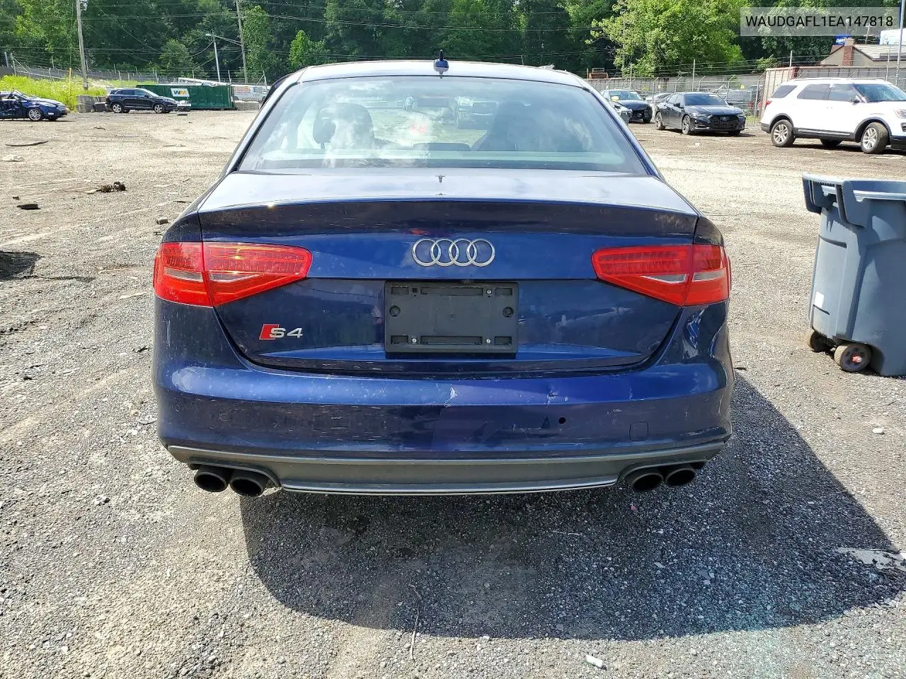 2025 Audi S4 Premium Plus VIN: WAUDGAFL1EA147818 Lot: 58006036