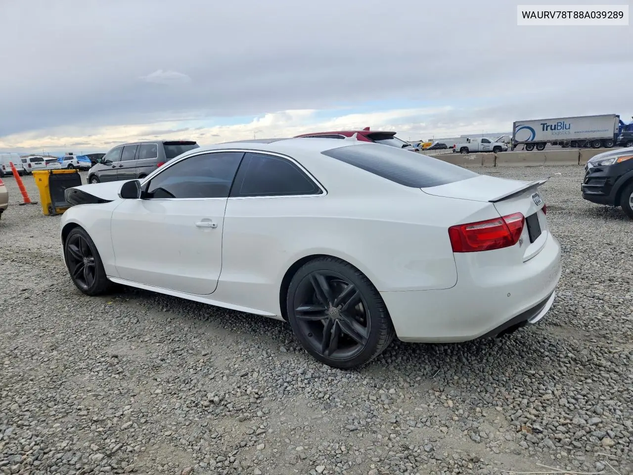 2008 Audi S5 Quattro VIN: WAURV78T88A039289 Lot: 51493636