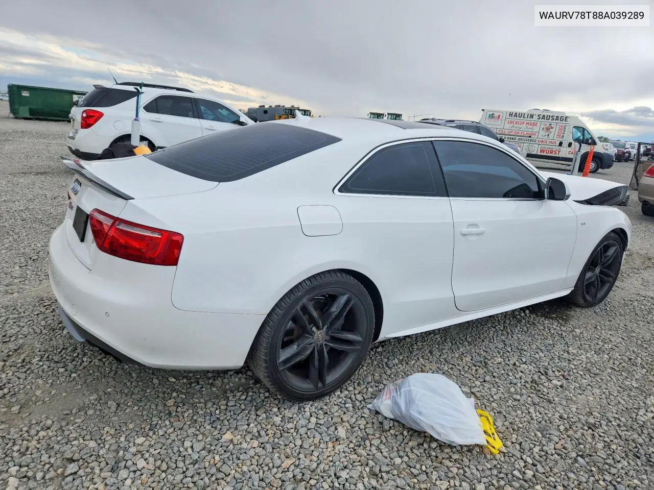 2008 Audi S5 Quattro VIN: WAURV78T88A039289 Lot: 51493636