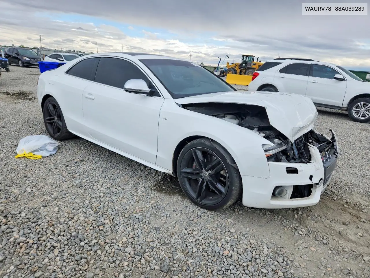 2008 Audi S5 Quattro VIN: WAURV78T88A039289 Lot: 51493636