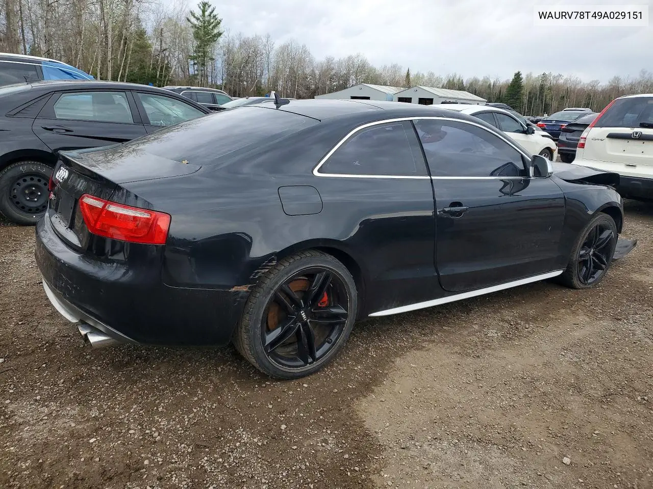 2009 Audi S5 Quattro VIN: WAURV78T49A029151 Lot: 50403796
