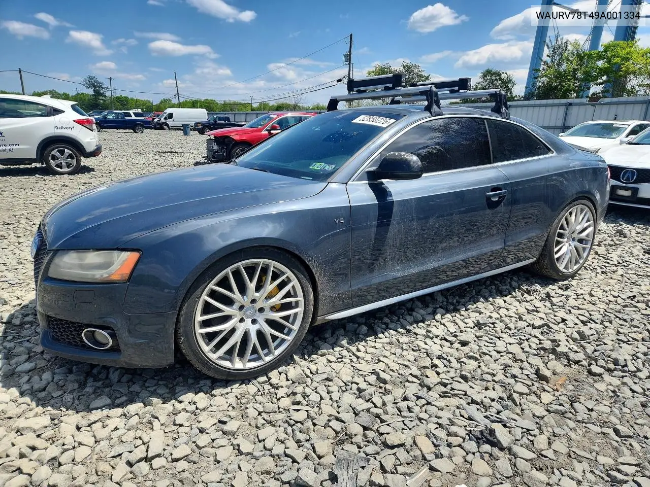 2009 Audi S5 Quattro VIN: WAURV78T49A001334 Lot: 52850226