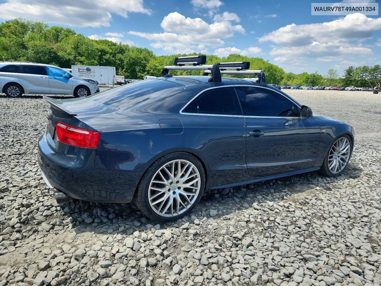 2009 Audi S5 Quattro VIN: WAURV78T49A001334 Lot: 52850226