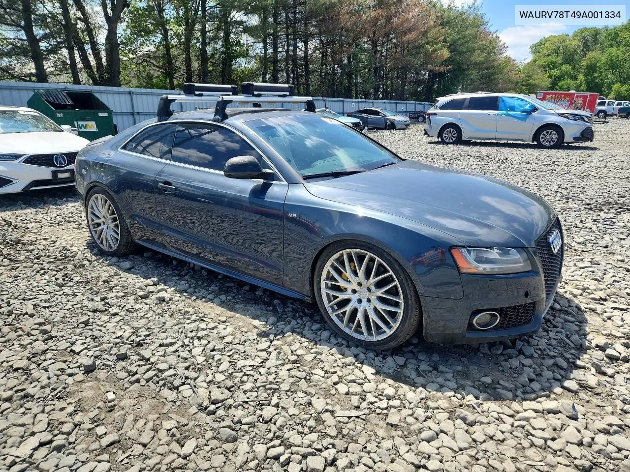 2009 Audi S5 Quattro VIN: WAURV78T49A001334 Lot: 52850226