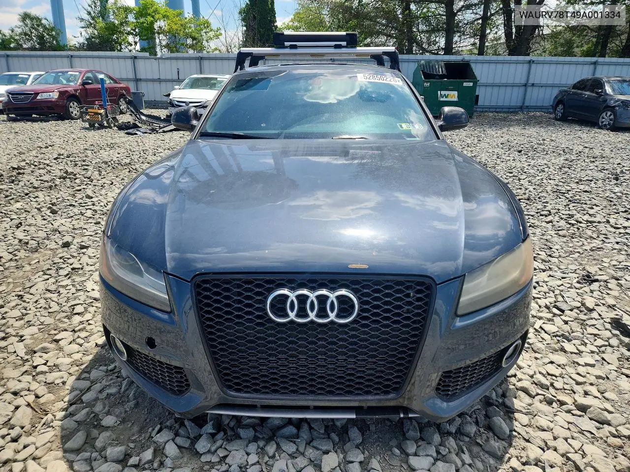 2009 Audi S5 Quattro VIN: WAURV78T49A001334 Lot: 52850226