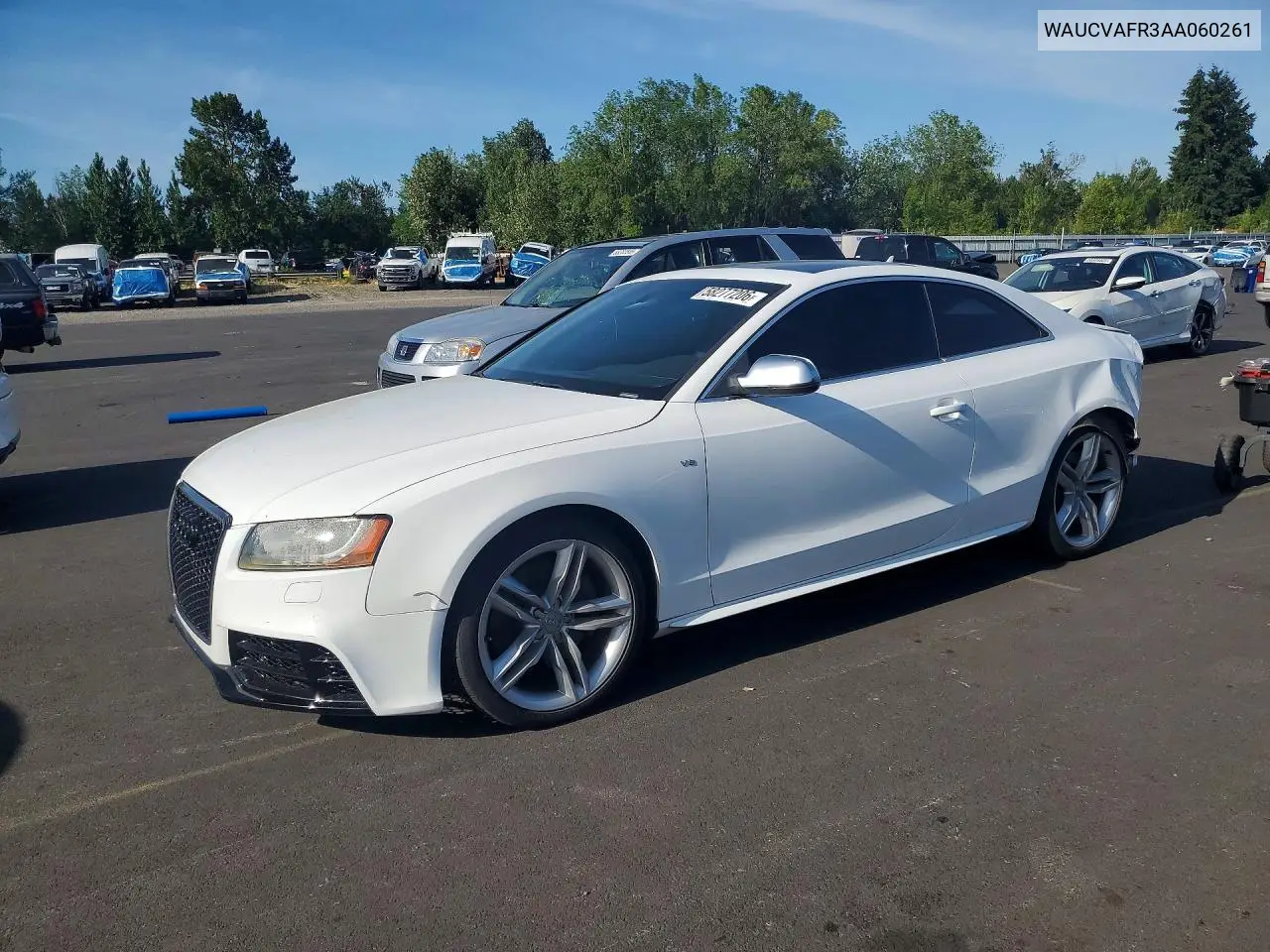 2010 Audi S5 Premium Plus VIN: WAUCVAFR3AA060261 Lot: 58277206
