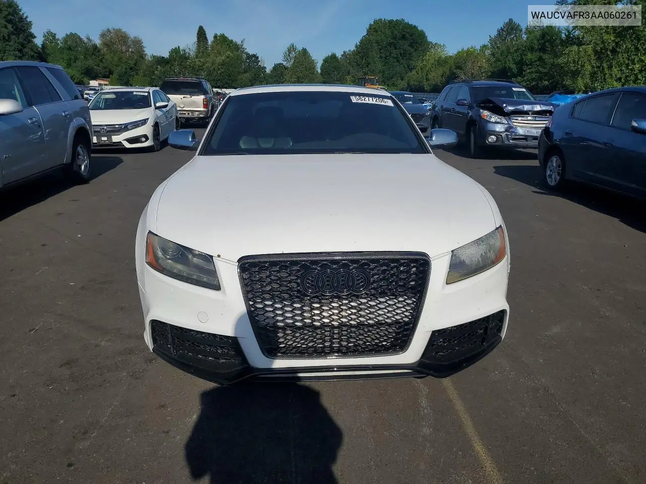 2010 Audi S5 Premium Plus VIN: WAUCVAFR3AA060261 Lot: 58277206