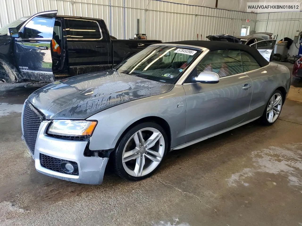 2011 Audi S5 Prestige VIN: WAUVGAFHXBN018612 Lot: 57849396