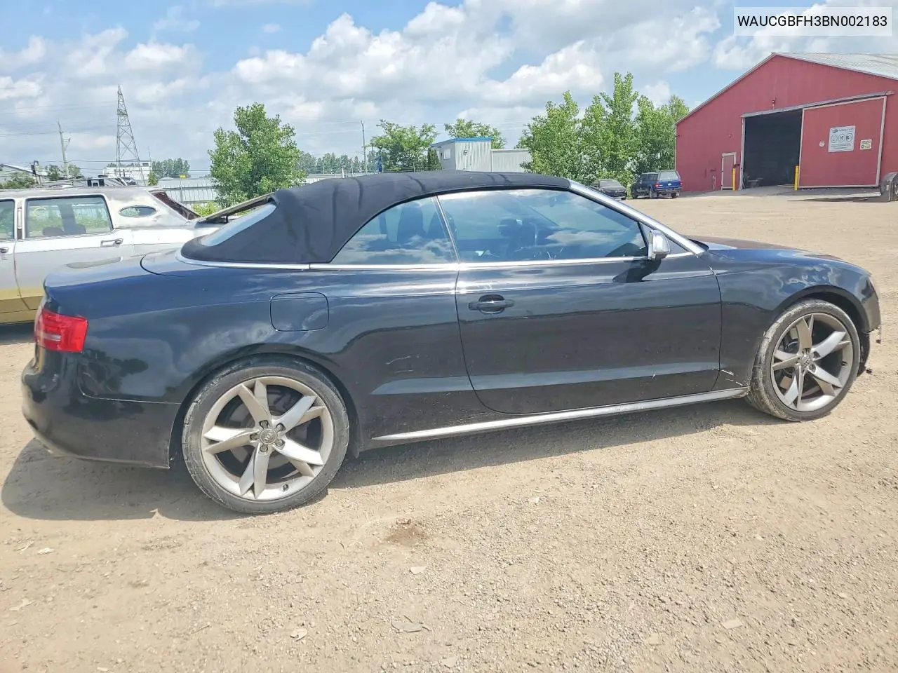 2011 Audi S5 Premium Plus VIN: WAUCGBFH3BN002183 Lot: 58981666