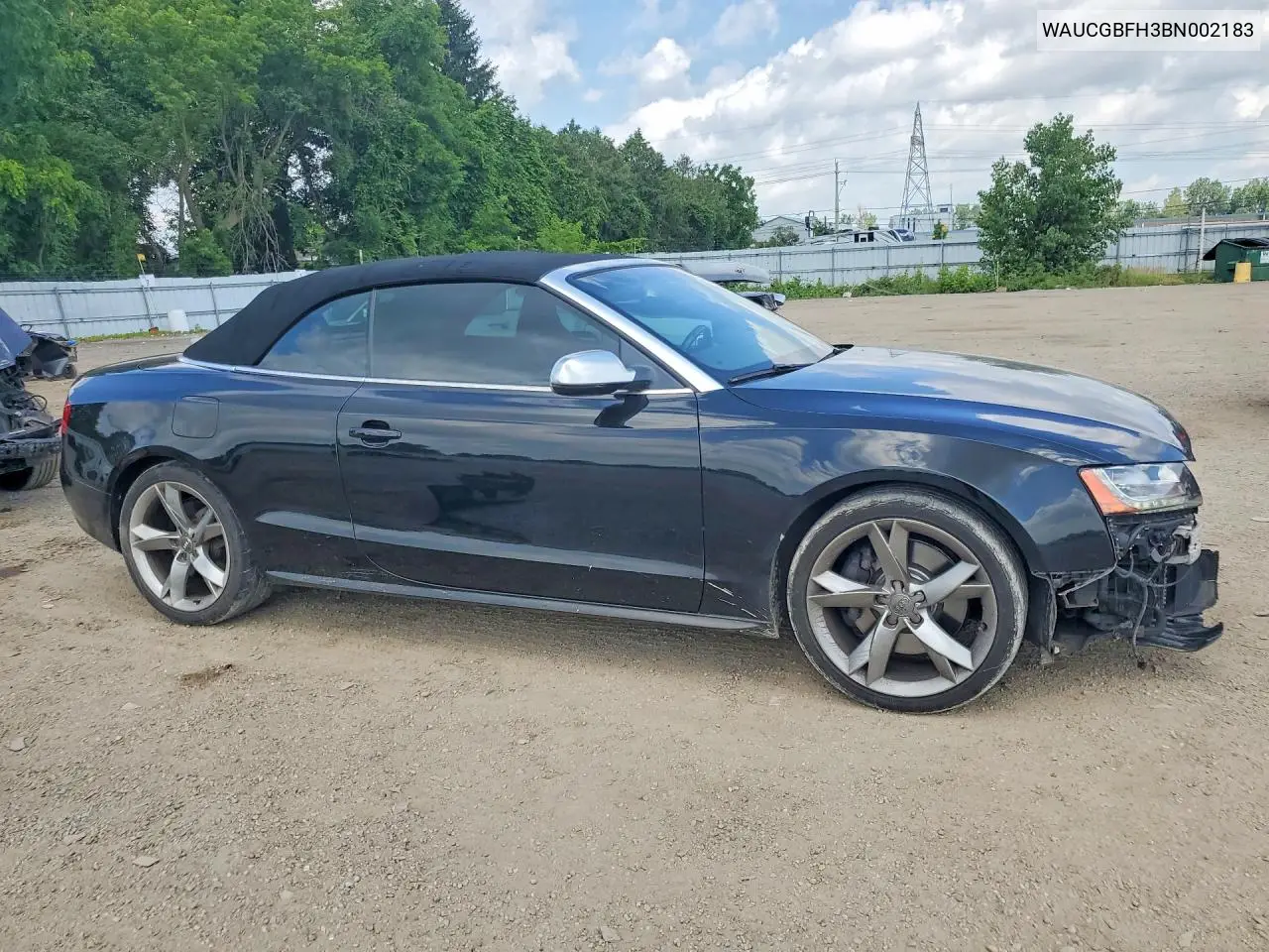 2011 Audi S5 Premium Plus VIN: WAUCGBFH3BN002183 Lot: 58981666