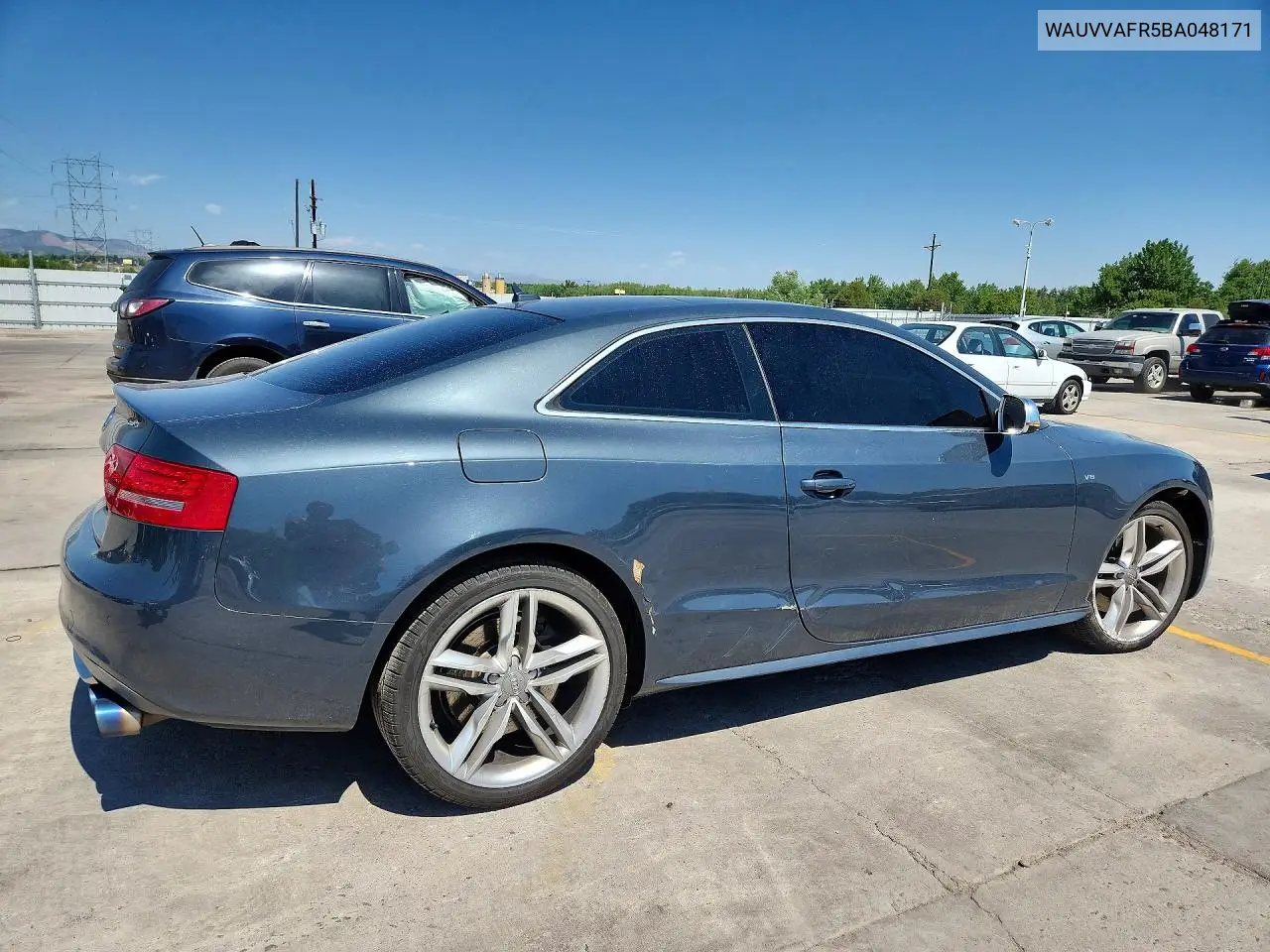 2011 Audi S5 Prestige VIN: WAUVVAFR5BA048171 Lot: 59147096