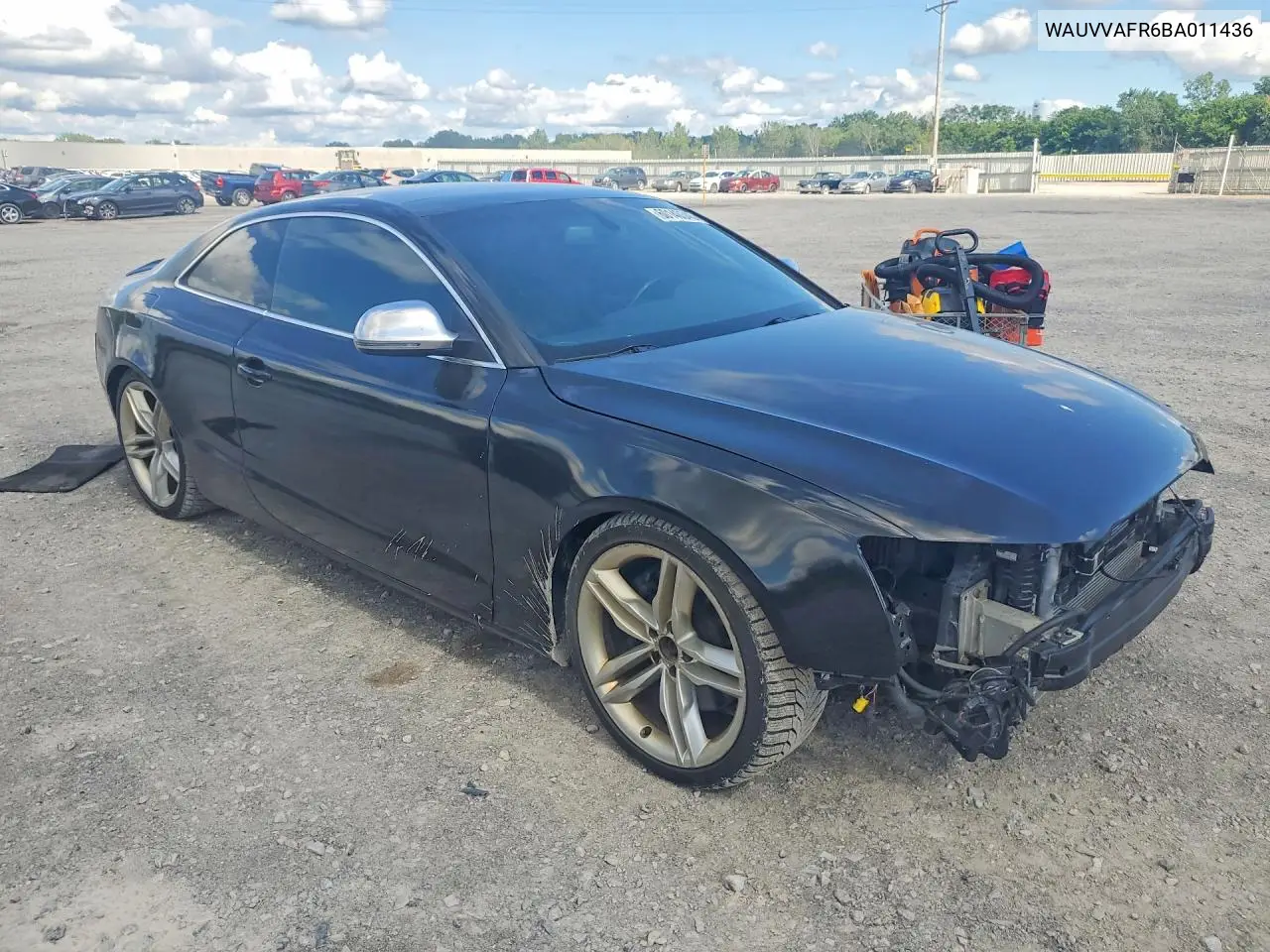 2011 Audi S5 Prestige VIN: WAUVVAFR6BA011436 Lot: 60140346