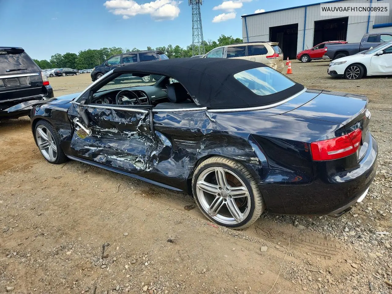 2012 Audi S5 Prestige VIN: WAUVGAFH1CN008925 Lot: 58833956