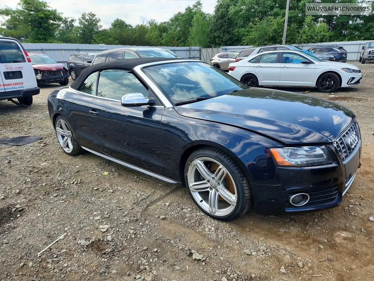2012 Audi S5 Prestige VIN: WAUVGAFH1CN008925 Lot: 58833956