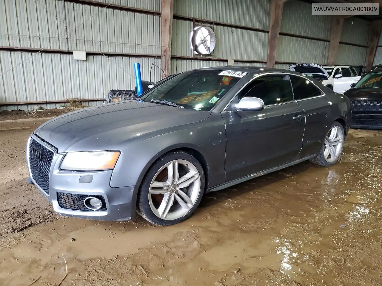 2012 Audi S5 Prestige VIN: WAUVVAFR0CA001809 Lot: 60519146