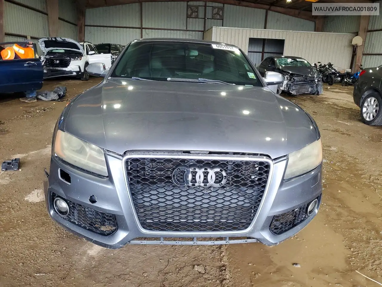2012 Audi S5 Prestige VIN: WAUVVAFR0CA001809 Lot: 60519146