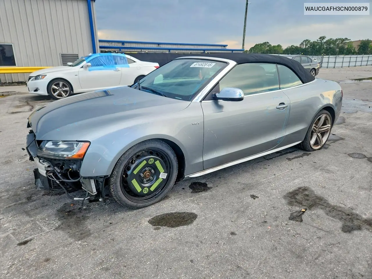 2012 Audi S5 Premium Plus VIN: WAUCGAFH3CN000879 Lot: 61492816