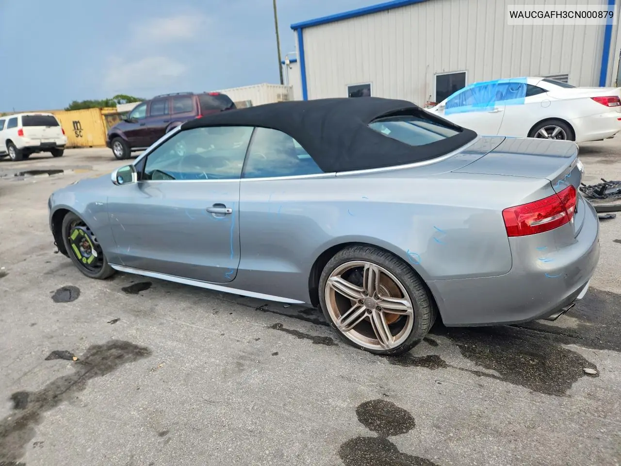 2012 Audi S5 Premium Plus VIN: WAUCGAFH3CN000879 Lot: 61492816