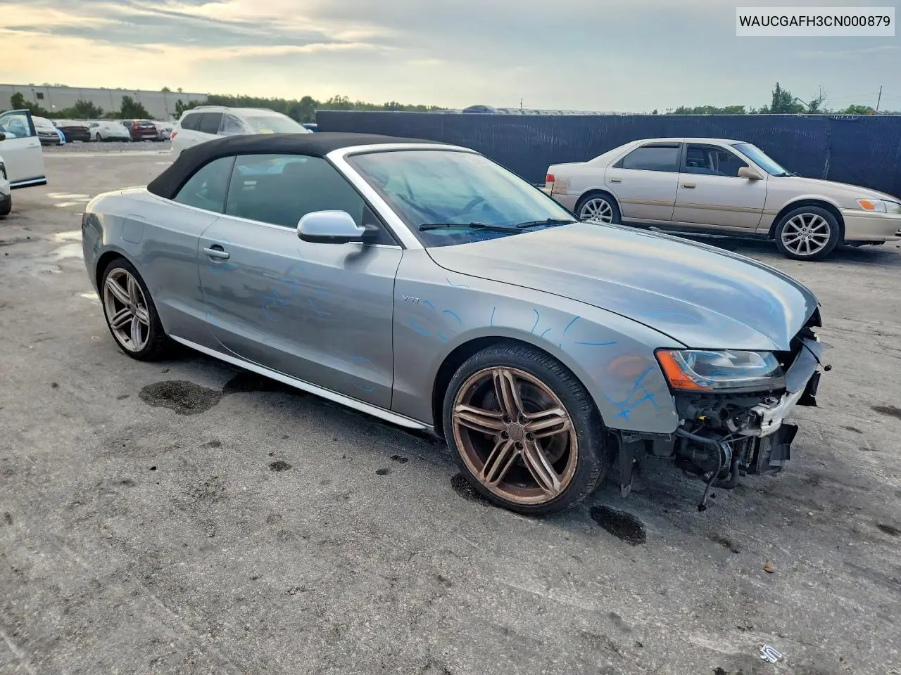 2012 Audi S5 Premium Plus VIN: WAUCGAFH3CN000879 Lot: 61492816