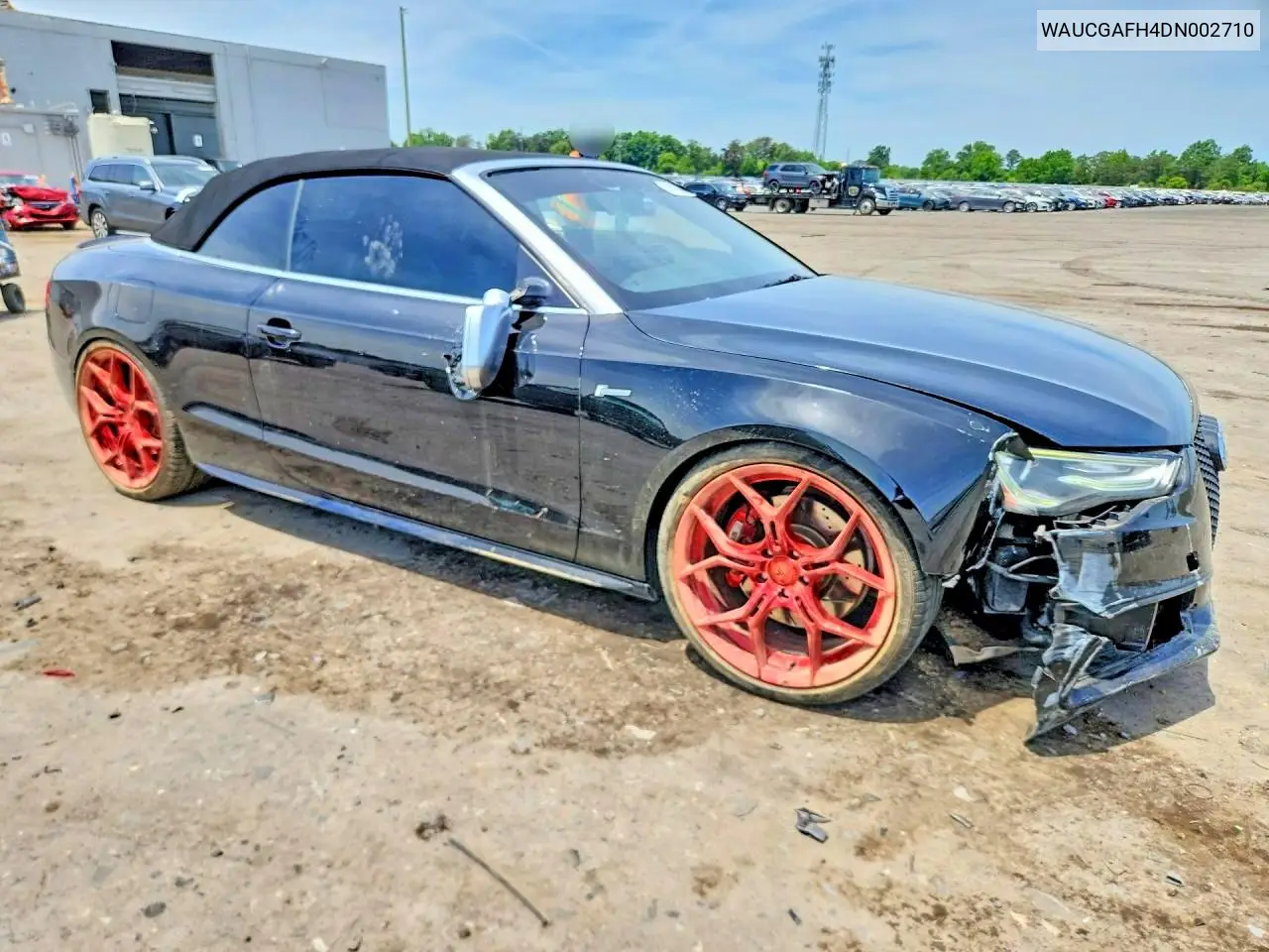 2013 Audi S5 Premium Plus VIN: WAUCGAFH4DN002710 Lot: 56181736