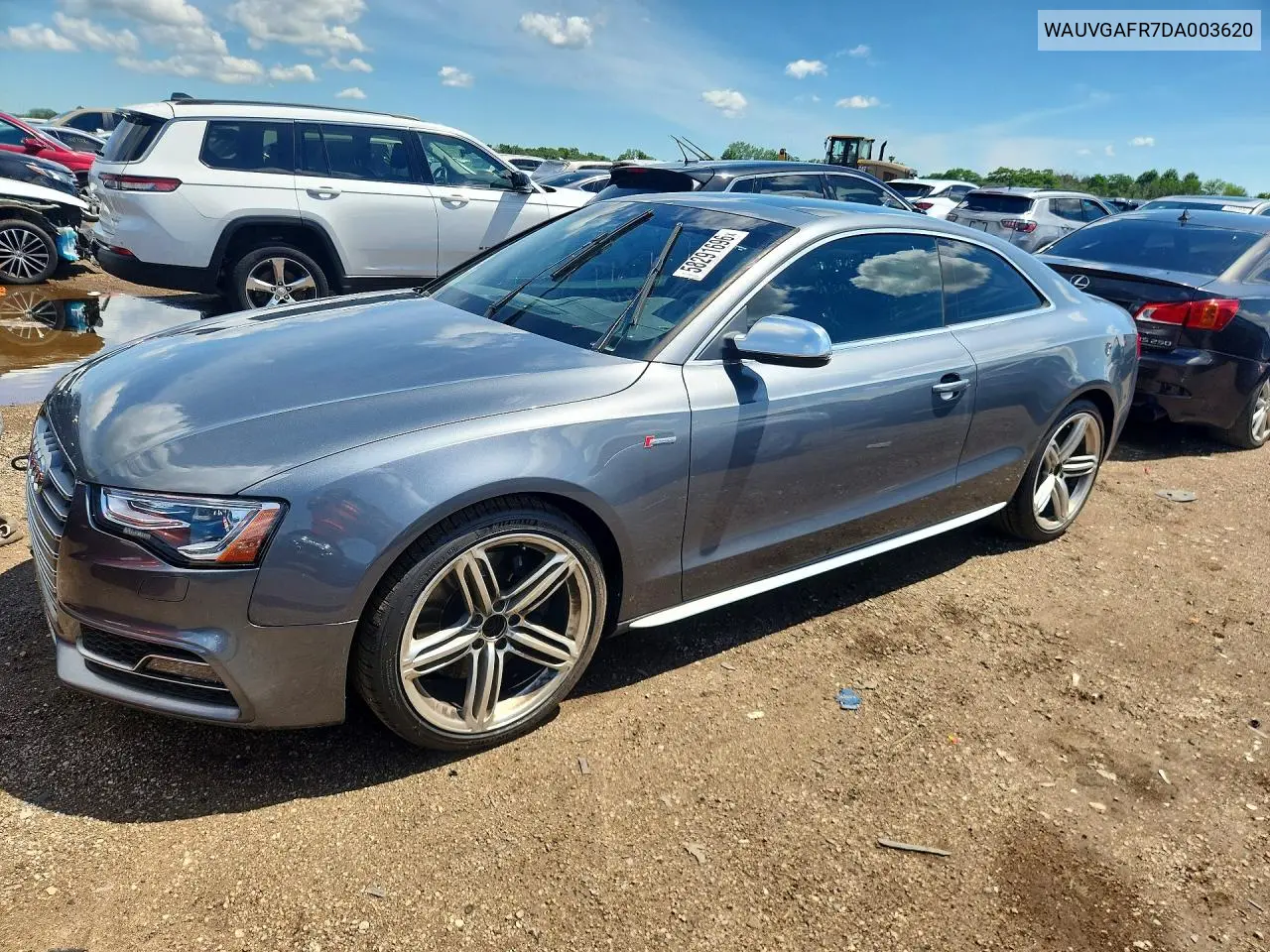 2013 Audi S5 Prestige VIN: WAUVGAFR7DA003620 Lot: 58291696