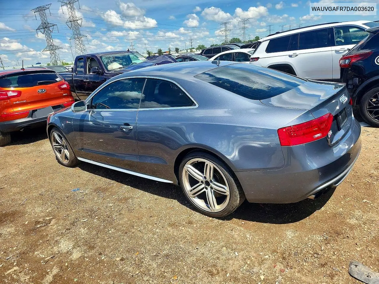2013 Audi S5 Prestige VIN: WAUVGAFR7DA003620 Lot: 58291696