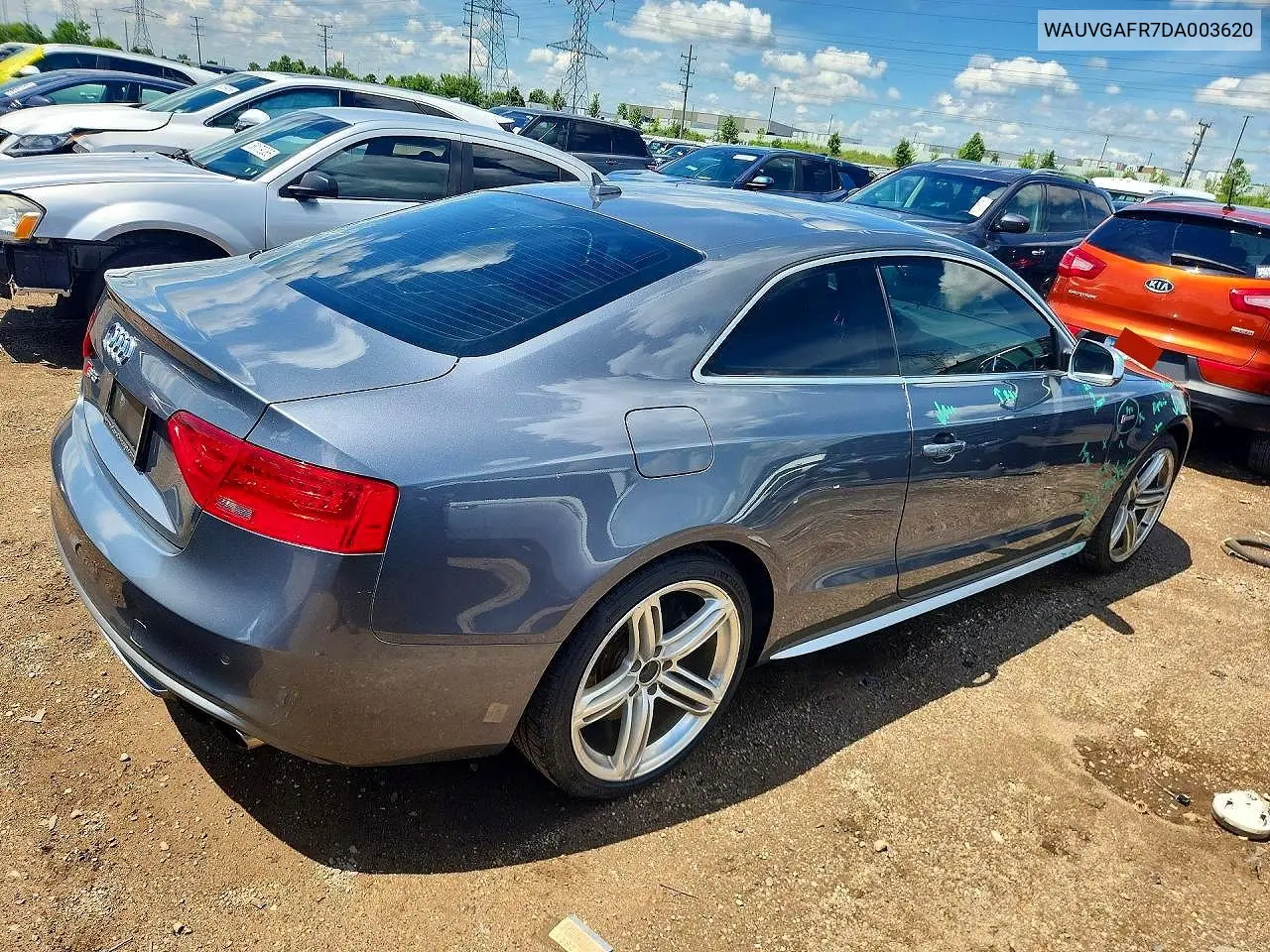 2013 Audi S5 Prestige VIN: WAUVGAFR7DA003620 Lot: 58291696